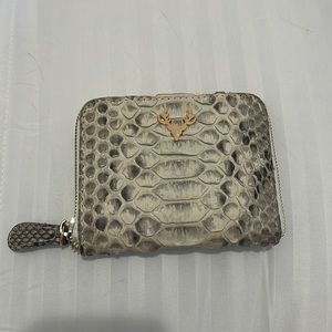 Taxidermy Snakeskin Wallet